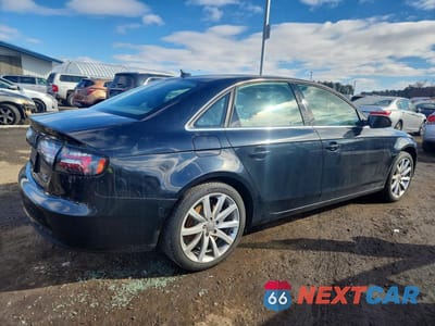 Trzecie zdjęcie samochodu z tyłu: 2013 AUDI A4 PREMIUM PLUS VIN:WAUFFAFL2DA144419 - miniatura