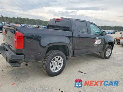 Trzecie zdjęcie samochodu z tyłu: 2022 CHEVROLET COLORADO LT VIN:1GCGSCEA3N1261989 - miniatura