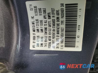 Zdjęcie 12 z 12 samochodu: 2014 HONDA ACCORD SPORT VIN:1HGCR2F56EA176927 - miniatura