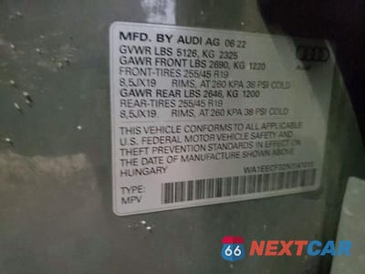 Zdjęcie 13 z 13 samochodu: 2022 AUDI Q3 PREMIUM PLUS S LINE 45 VIN:WA1EECF32N1141013 - miniatura