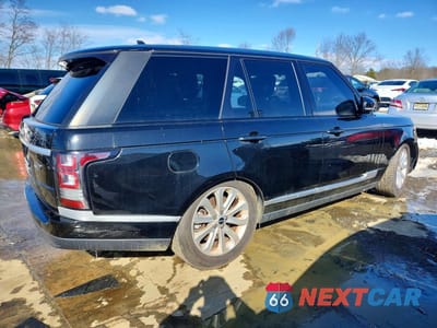 Trzecie zdjęcie samochodu z tyłu: 2016 LAND ROVER RANGE ROVER HSE VIN:SALGS2PF0GA288226 - miniatura