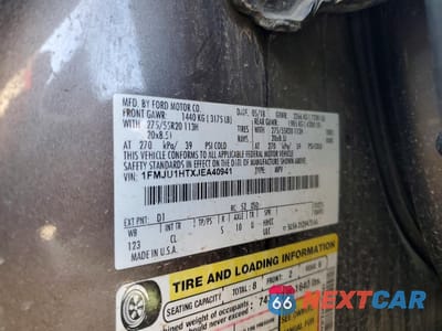 Zdjęcie 14 z 15 samochodu: 2018 FORD EXPEDITION XLT VIN:1FMJU1HTXJEA40941 - miniatura