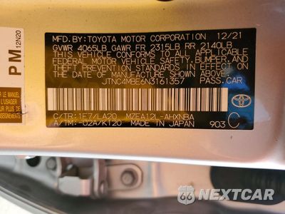 Zdjęcie 13 z 14 samochodu: 2022 TOYOTA COROLLA XSE VIN:JTNC4MBE6N3161357 - miniatura