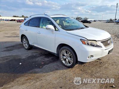 Czwarte zdjęcie samochodu z boku: 2010 LEXUS RX 450H BASE VIN:JTJBC1BA0A2011773 - miniatura