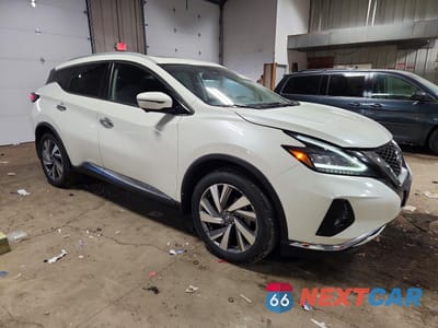 Czwarte zdjęcie samochodu z boku: 2021 NISSAN MURANO SL VIN:5N1AZ2CS3MC105747 - miniatura