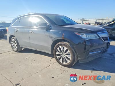 Czwarte zdjęcie samochodu z boku: 2016 ACURA MDX TECHNOLOGY VIN:5FRYD3H42GB002620 - miniatura