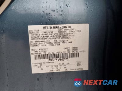 Zdjęcie 13 z 13 samochodu: 2010 FORD TAURUS LIMITED VIN:1FAHP2FW6AG129767 - miniatura