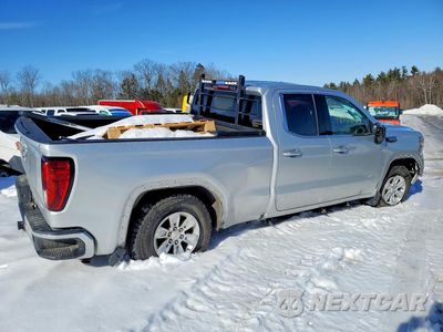 Trzecie zdjęcie samochodu z tyłu: 2021 GMC SIERRA K1500 SLE VIN:1GTR9BED7MZ180955 - miniatura