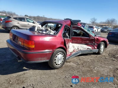 Trzecie zdjęcie samochodu z tyłu: 1993 HONDA ACCORD EX VIN:JHMCB7670PC042163 - miniatura