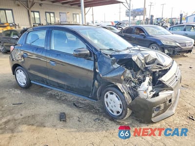Czwarte zdjęcie samochodu z boku: 2021 MITSUBISHI MIRAGE ES VIN:ML32AUHJ9MH006173 - miniatura