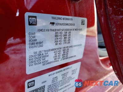 Zdjęcie 13 z 13 samochodu: 2024 GMC SIERRA K1500 ELEVATION VIN:1GTUUCED6RZ282625 - miniatura