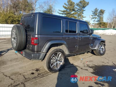 Trzecie zdjęcie samochodu z tyłu: 2024 JEEP WRANGLER 4XE VIN:1C4RJXN61RW166032 - miniatura