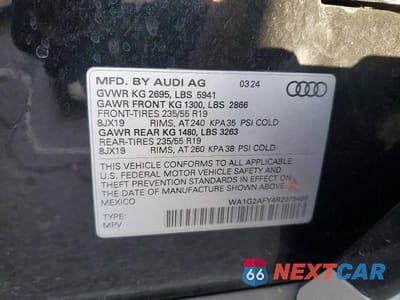 Zdjęcie 13 z 13 samochodu: 2024 AUDI Q5 E PREMIUM 55 VIN:WA1G2AFY4R2075498 - miniatura