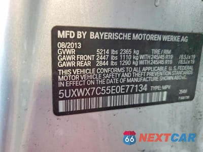 Zdjęcie 13 z 13 samochodu: 2014 BMW X3 XDRIVE35I VIN:5UXWX7C55E0E77134 - miniatura