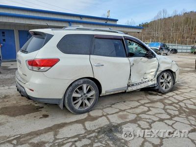 Trzecie zdjęcie samochodu z tyłu: 2014 NISSAN PATHFINDER S VIN:5N1AR2MN7EC717671 - miniatura