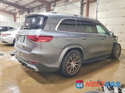 Trzecie zdjęcie samochodu z tyłu: 2024 MERCEDES-BENZ GLS 63 AMG 4MATIC VIN:4JGFF8KE9RB143185 - miniatura