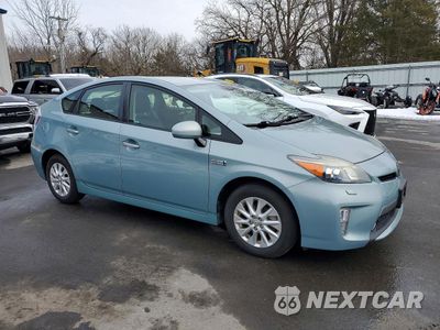 Czwarte zdjęcie samochodu z boku: 2012 TOYOTA PRIUS PLUG-IN HYBRID ADVANCED VIN:JTDKN3DP6C3008495 - miniatura