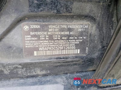 Zdjęcie 12 z 12 samochodu: 2011 BMW 328 XI SULEV VIN:WBAPK5C52BF126595 - miniatura