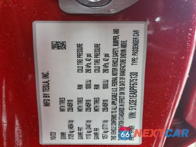 Zdjęcie 12 z 12 samochodu: 2023 TESLA MODEL 3 VIN:5YJ3E1EA8PF675130 - miniatura