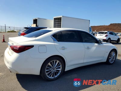 Trzecie zdjęcie samochodu z tyłu: 2018 INFINITY Q50 LUXE VIN:JN1EV7AR5JM611085 - miniatura