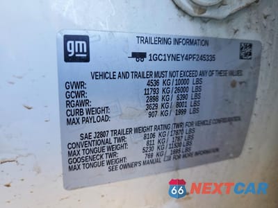 Zdjęcie 12 z 13 samochodu: 2023 CHEVROLET SILVERADO K2500 HEAVY DUTY LT VIN:1GC1YNEY4PF245335 - miniatura