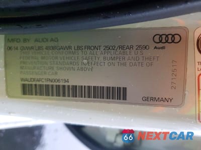 Zdjęcie 12 z 12 samochodu: 2015 AUDI A6 VIN:WAUDFAFC1FN006194 - miniatura