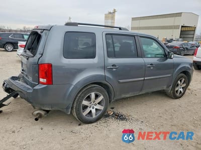 Trzecie zdjęcie samochodu z tyłu: 2012 HONDA PILOT TOURING VIN:5FNYF4H98CB034592 - miniatura
