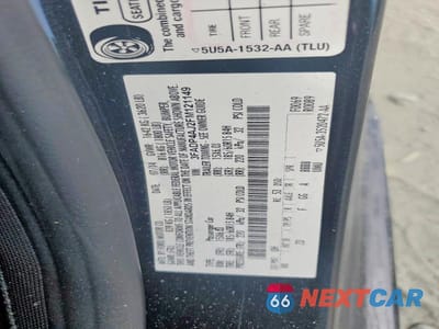 Zdjęcie 12 z 12 samochodu: 2015 FORD FIESTA S VIN:3FADP4AJ2FM121149 - miniatura
