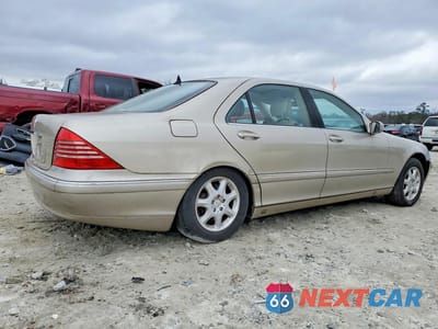 Trzecie zdjęcie samochodu z tyłu: 2000 MERCEDES-BENZ S 430 VIN:WDBNG70J4YA060872 - miniatura