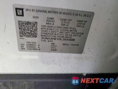 Zdjęcie 13 z 13 samochodu: 2020 CHEVROLET EQUINOX LS VIN:3GNAXHEV5LS644889 - miniatura