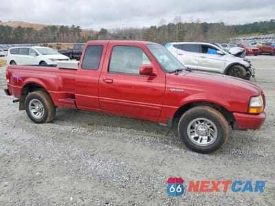 Czwarte zdjęcie samochodu z boku: 1998 FORD RANGER SUPER CAB VIN:1FTYR14X8WPB02412 - miniatura