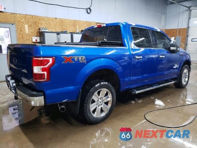 Trzecie zdjęcie samochodu z tyłu: 2018 FORD F150 SUPERCREW VIN:1FTEW1E51JFA52234 - miniatura