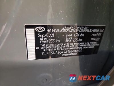Zdjęcie 13 z 13 samochodu: 2022 HYUNDAI SONATA SE VIN:5NPEG4JA9NH141093 - miniatura