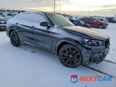 Czwarte zdjęcie samochodu z boku: 2022 BMW X4 M40I VIN:5UX43DT04N9L91134 - miniatura