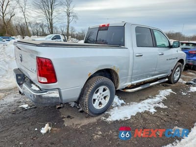 Trzecie zdjęcie samochodu z tyłu: 2012 DODGE RAM 1500 SLT VIN:1C6RD7LT4CS211549 - miniatura