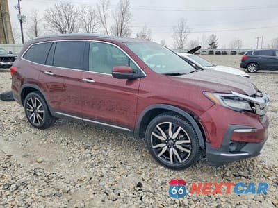 Czwarte zdjęcie samochodu z boku: 2022 HONDA PILOT ELITE VIN:5FNYF6H09NB031054 - miniatura