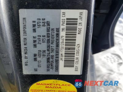 Zdjęcie 13 z 13 samochodu: 2016 MAZDA 3 SPORT VIN:JM1BM1T70G1284679 - miniatura