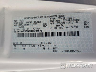 Zdjęcie 13 z 13 samochodu: 2024 FORD ECONOLINE E350 SUPER DUTY CUTAWAY VAN VIN:1FDWE3FN6RDD04676 - miniatura