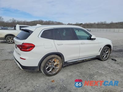 Trzecie zdjęcie samochodu z tyłu: 2021 BMW X3 SDRIVE30I VIN:5UXTY3C05M9E84821 - miniatura
