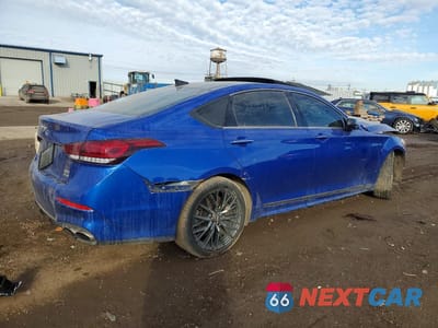 Trzecie zdjęcie samochodu z tyłu: 2020 GENESIS G80 3.3T SPORT VIN:KMTFN4JB5LU329567 - miniatura