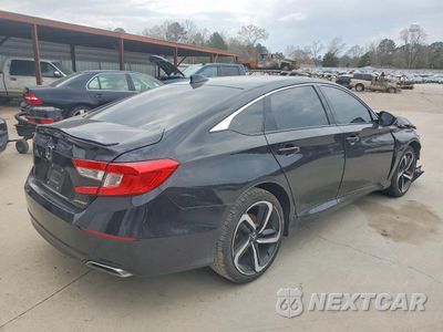 Trzecie zdjęcie samochodu z tyłu: 2021 HONDA ACCORD SPORT VIN:1HGCV1F38MA005082 - miniatura