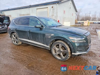 Czwarte zdjęcie samochodu z boku: 2023 GENESIS GV80 3.5T VIN:KMUHCESC8PU110485 - miniatura