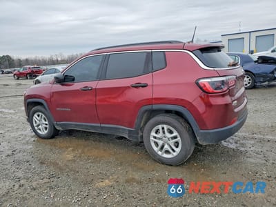 Drugie zdjęcie samochodu z przodu: 2021 JEEP COMPASS SPORT VIN:3C4NJCAB4MT526788 - miniatura