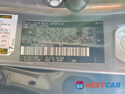 Zdjęcie 12 z 12 samochodu: 2010 LEXUS GX 460 VIN:JTJBM7FX8A5014045 - miniatura