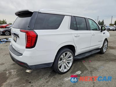 Trzecie zdjęcie samochodu z tyłu: 2021 GMC YUKON SLE VIN:1GKS1AED8MR240846 - miniatura