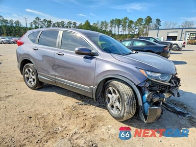 Czwarte zdjęcie samochodu z boku: 2019 HONDA CR-V EX VIN:5J6RW2H58KL028030 - miniatura