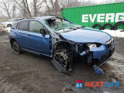 Czwarte zdjęcie samochodu z boku: 2021 SUBARU CROSSTREK PREMIUM VIN:JF2GTACC2MG680225 - miniatura
