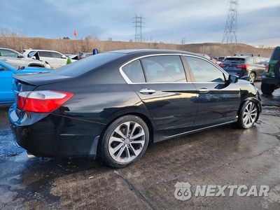 Trzecie zdjęcie samochodu z tyłu: 2015 HONDA ACCORD SPORT VIN:1HGCR2F51FA055627 - miniatura