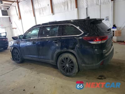Drugie zdjęcie samochodu z przodu: 2019 TOYOTA HIGHLANDER SE VIN:5TDJZRFH8KS608974 - miniatura