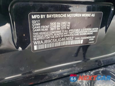 Zdjęcie 12 z 12 samochodu: 2018 BMW M550XI VIN:WBAJB9C5XJG463652 - miniatura